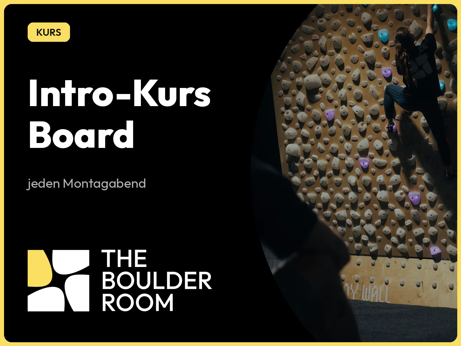 Intro-Kurs Boardclimbing